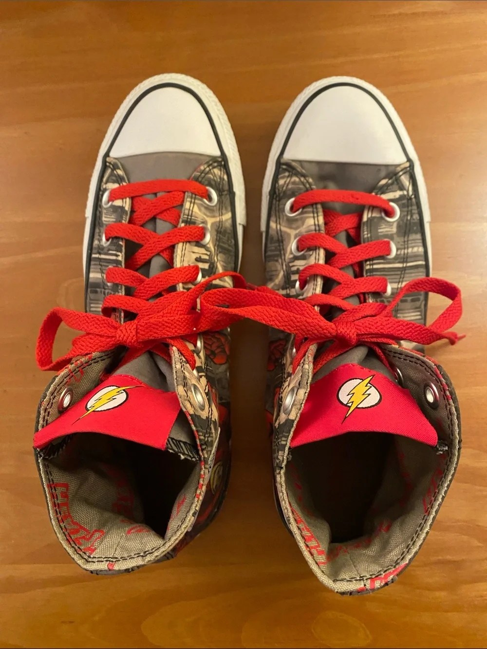 Converse Men’s Chuck Taylor All Star The Flash High-Top Sneakers Camo Size 8 - Picture 5 of 10